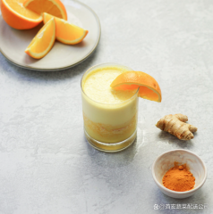 免疫的柑橘和生姜冰沙！